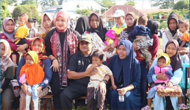 Pj Wako Senam Bersama Kepsek Selaku Orang Tua Asuh Anak Stunting
