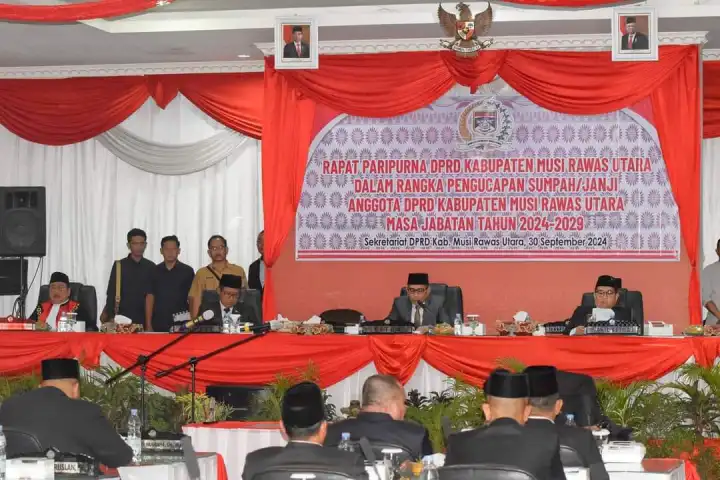 25 Anggota DPRD Muratara Periode 2024-2029 Dilantik & Diambil Sumpah