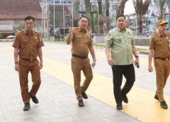 Pj Wako Tinjau Alun-alun Merdeka Taman Kurma