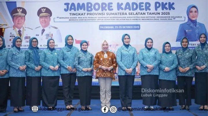Kader PKK Sumsel Bertekad Wujudkan Indonesia Emas 2045 Lewat Keluarga Berdaya Di Jambore Palembang