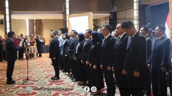 Kadis Kominfotiksan Lubuk Linggau Resmi Dilantik Jadi Pengurus Bakohumas Sumsel 2025-2030